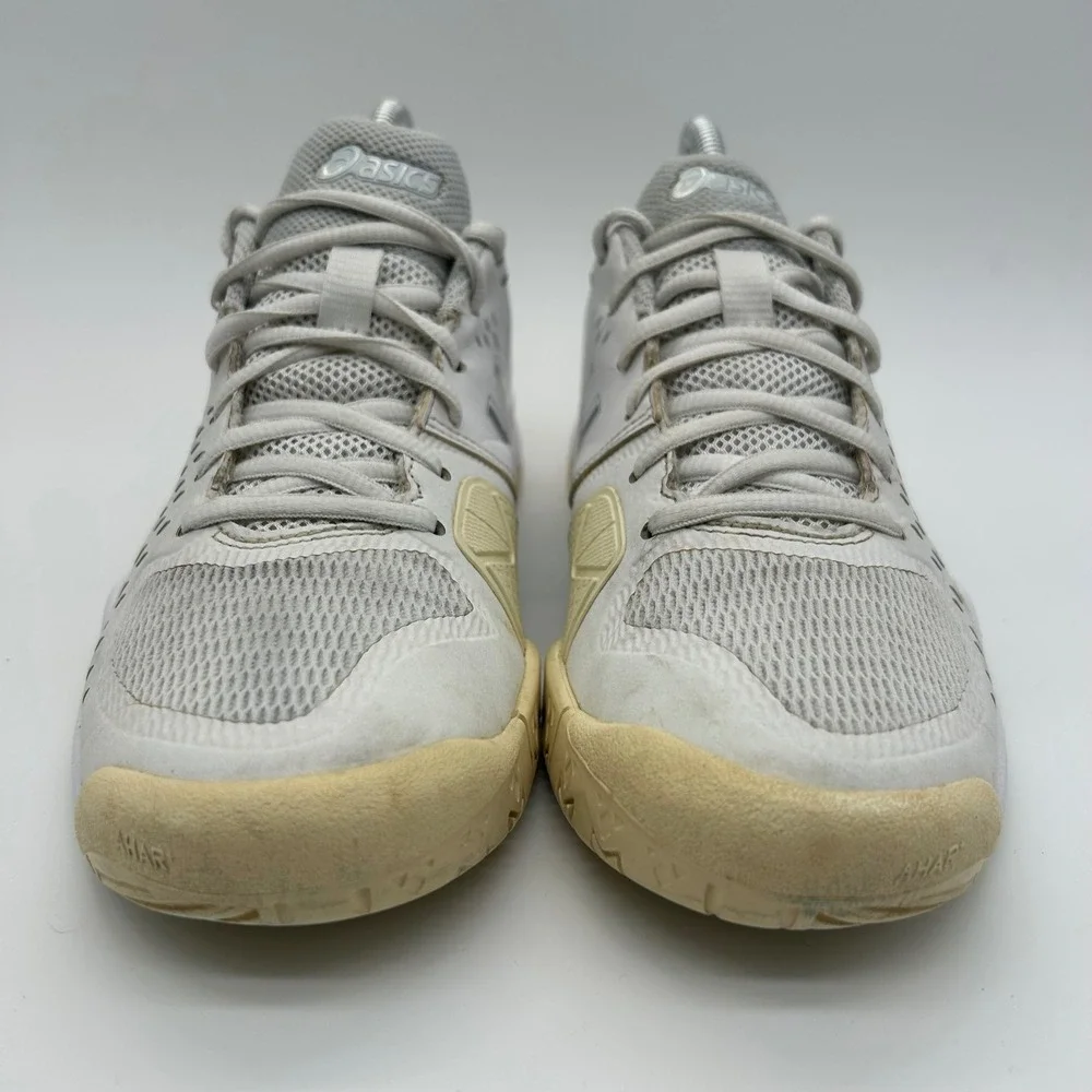 Asics Gel-Challenger 12 Women 8.5 White Silver Tennis Sneakers 1042A041 Athletic